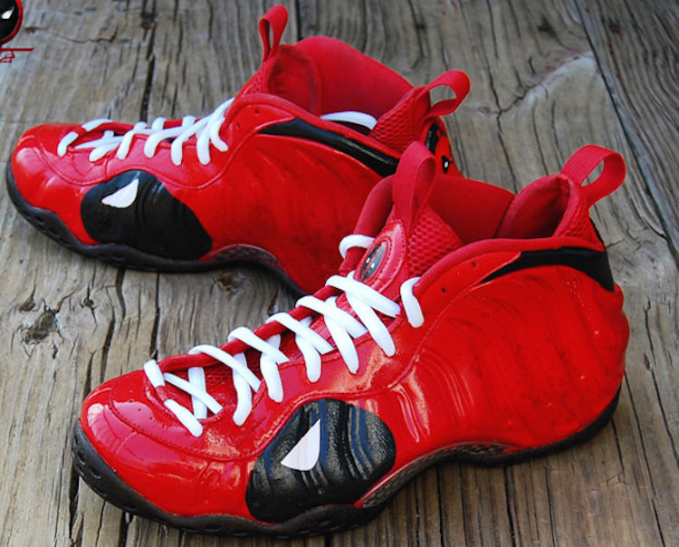 Deadpool Nike Air Foamposite One by GourmetKickz