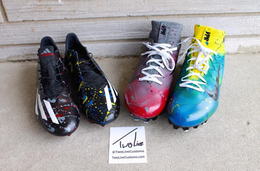 Ezekiel Elliott Showcases Custom Cleats to Raise Awareness for Domestic Violence Nice Kicks