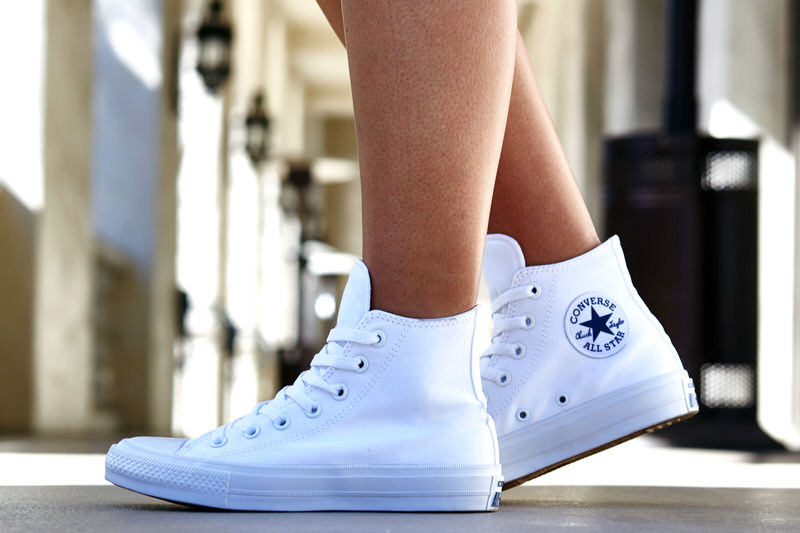 Converse Chuck Taylor II "White" On-Foot Look
