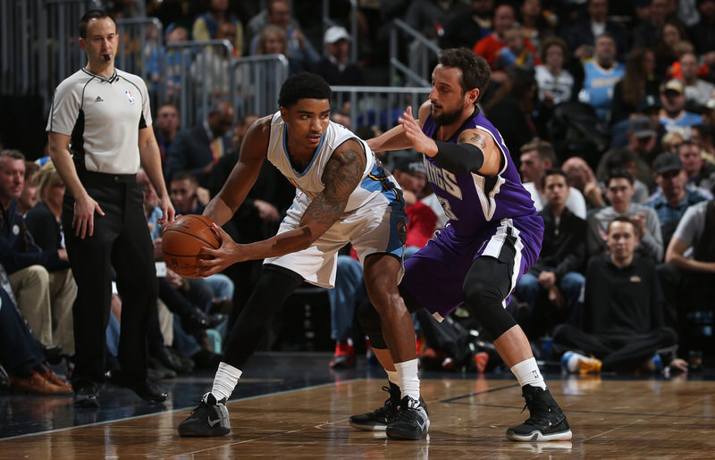 Gary Harris wearing the Nike Kobe 11 "Last Emperor"