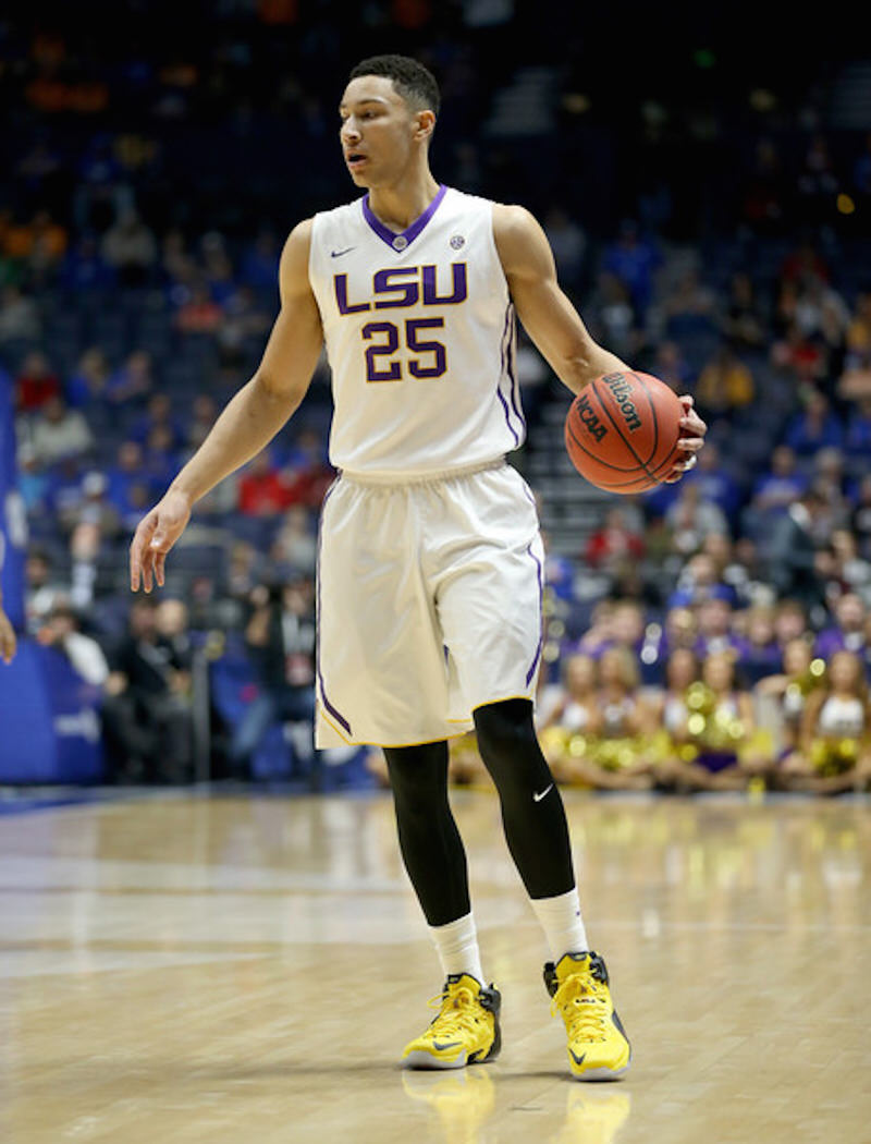 LSU's Ben Simmons in a iD model of the Nike LeBron 12