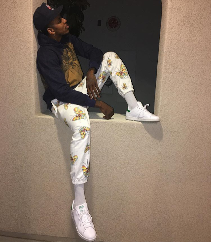 Los Angeles Lakers' Nick Young in the adidas Stan Smith