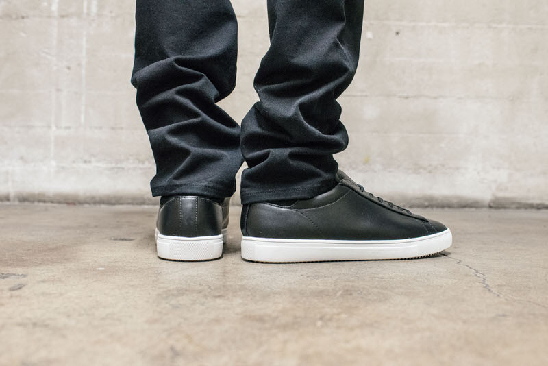 CLAE Bradley "Black Leather" On-Foot Look