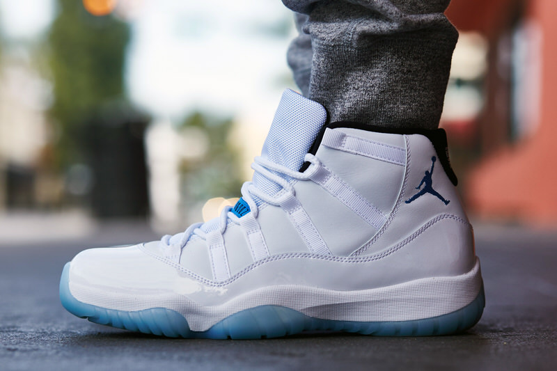 Air Jordan 11 "Legend Blue" On-Foot Look