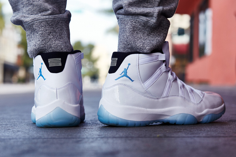 Air Jordan 11 "Legend Blue" On-Foot Look