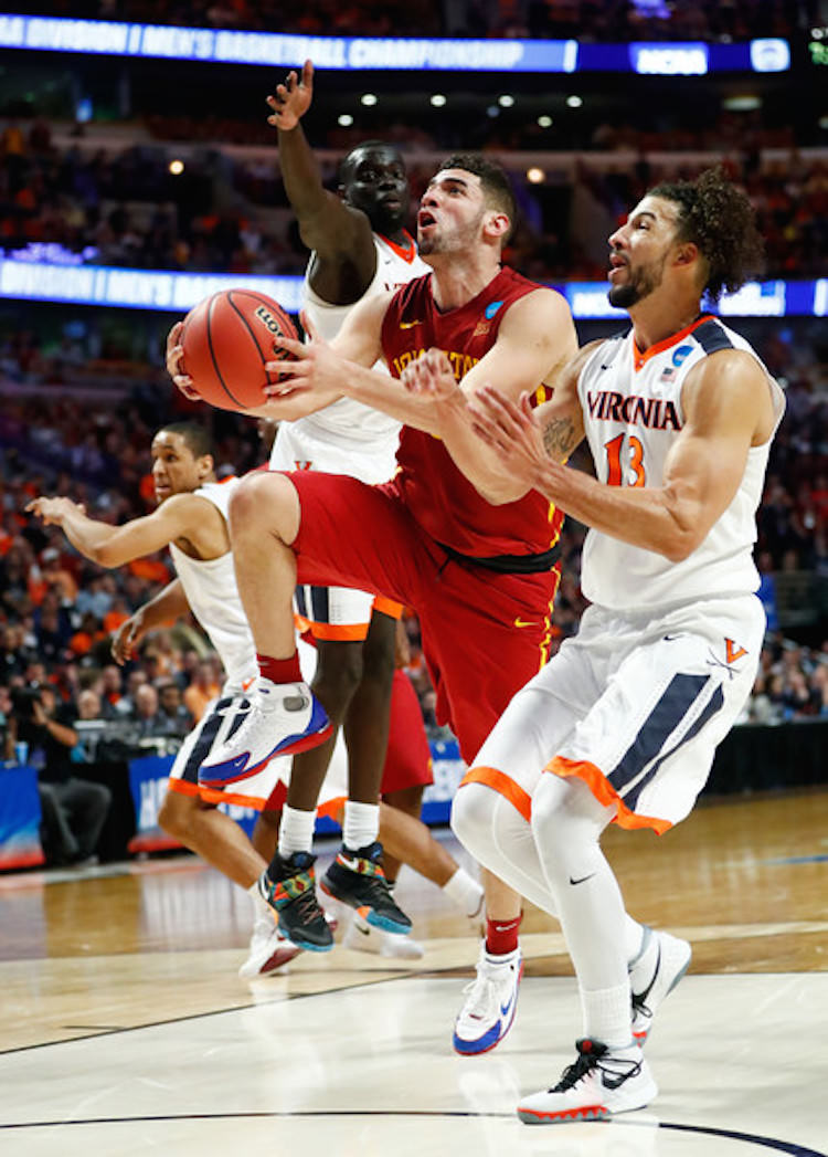 Iowa State's Georges Niang in the Nike Air Zoom Huarache 2K4 "All-Star"