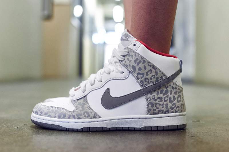 Nike Dunk High Skinny "Leopard" On-Foot Look
