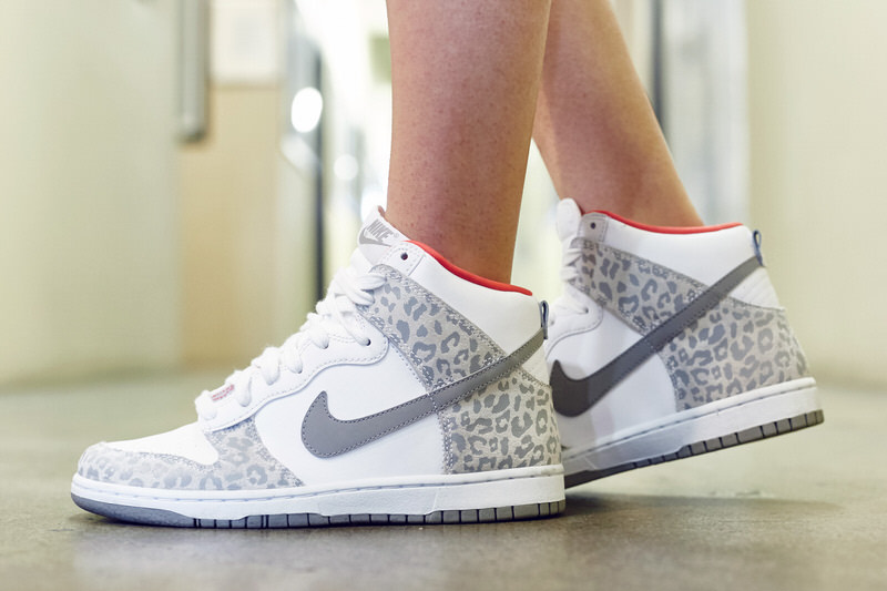 Nike Dunk High Skinny "Leopard" On-Foot Look