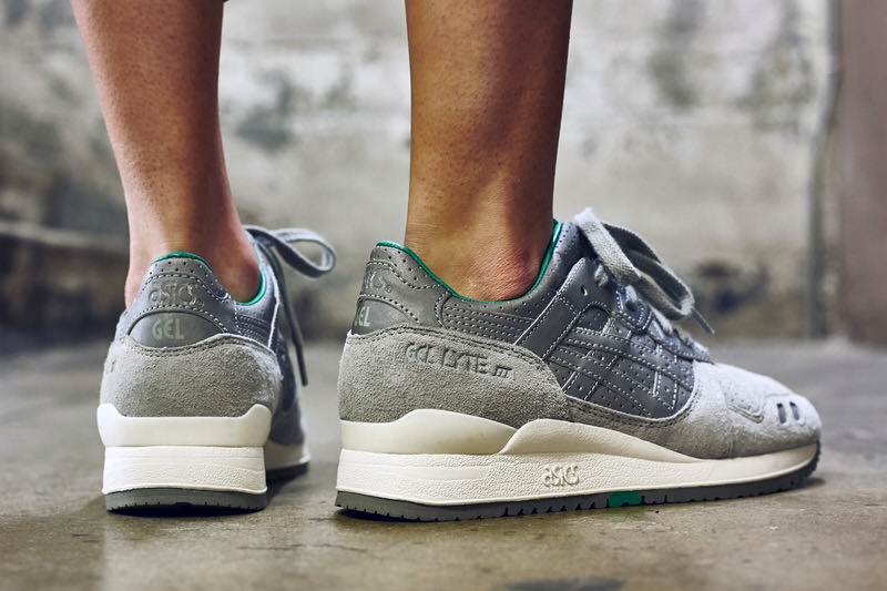 size? x ASICS Gel Lyte III "Tsavorite" On-Foot Look