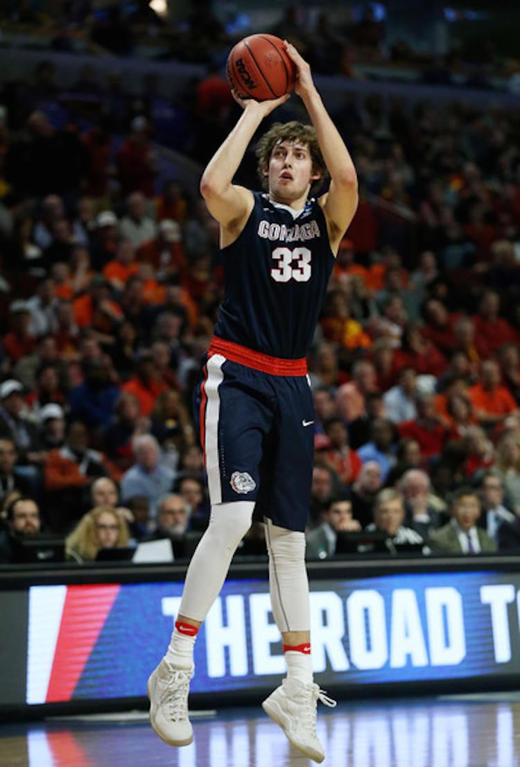 Gonzaga's Kyle Wiltjer in the Air Jordan 10 "OVO"