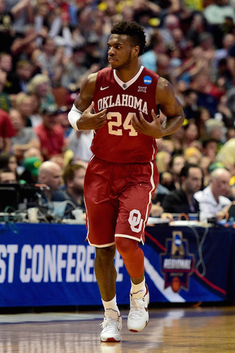 Oklahoma's Buddy Hield in a Oklahoma PE of the Nike Kobe X Low