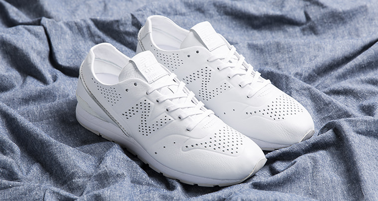 New Balance 696 Deconstructed Triple White