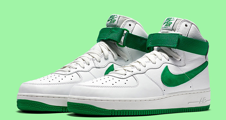 Nike Air Force 1 High White/Green // Coming Soon | Nice Kicks