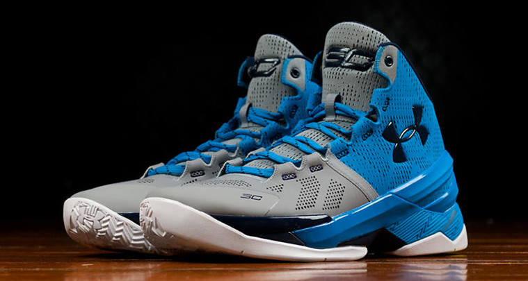 Under Armour Curry Two Steel Electric Blue