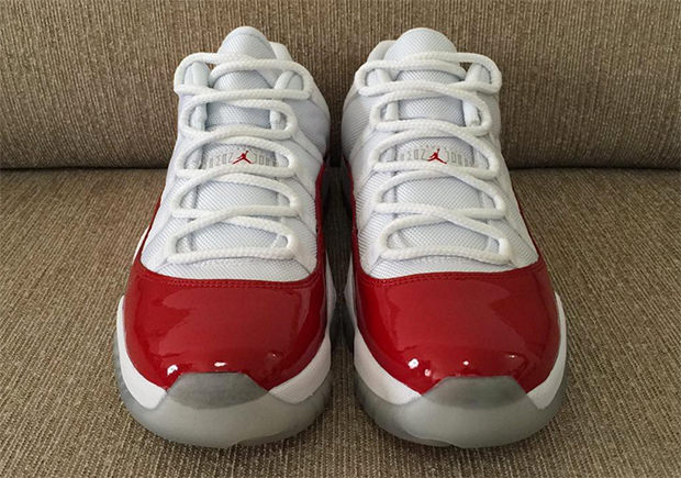 Jordan 11 sales low varsity red