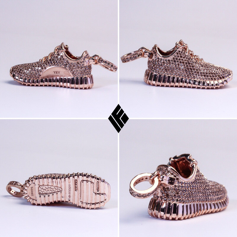 Rose Gold Adidas Yeezy Boost 350 by Ben Baller