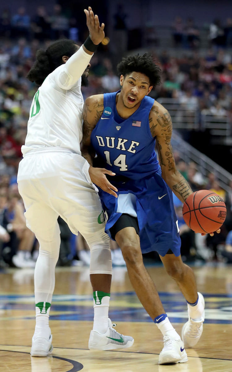 Brandon Ingram in a Duke Nike KD 8 PE