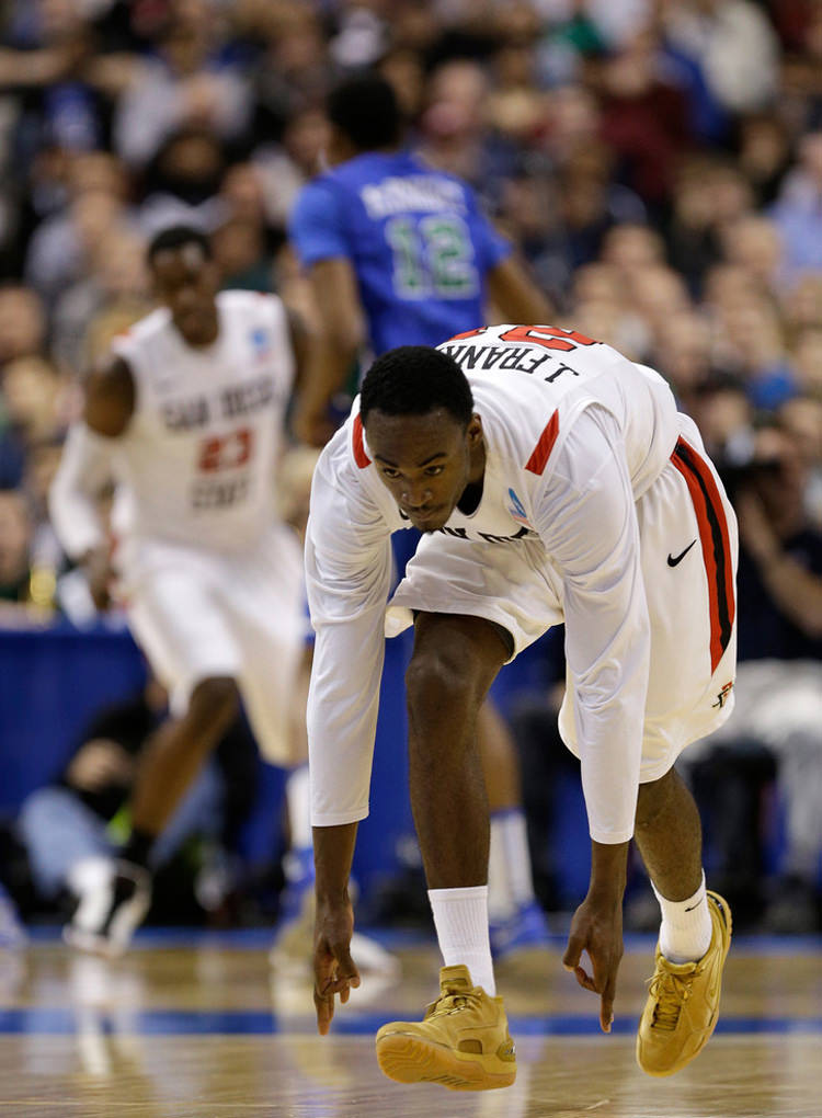 Jamaal Franklin in the Nike Air Zoom Generation "Wheat"