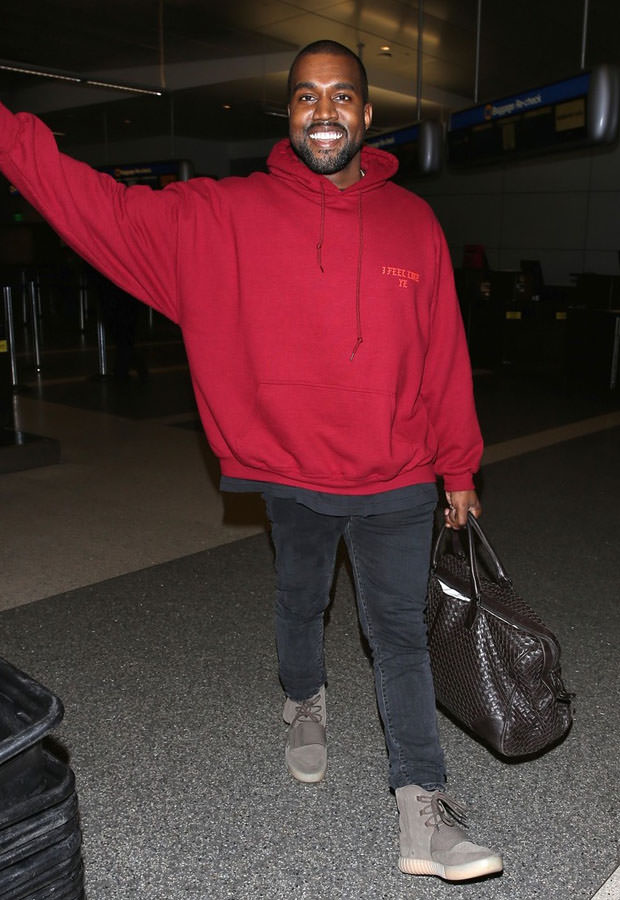 Kanye west sale wearing yeezy 750
