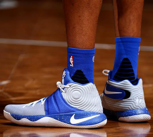 Thaddeus Young's Nike Kyrie 2 iD