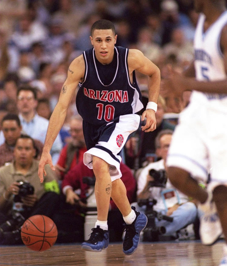 Mike Bibby in the Nike Air Foamposite One