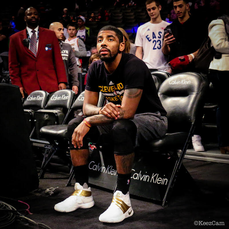 Kyrie Irving in a Nike Kyrie 2 PE
