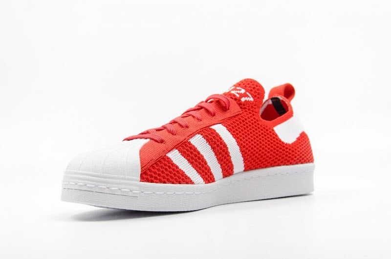 adidas Superstar 80s Primeknit Red White