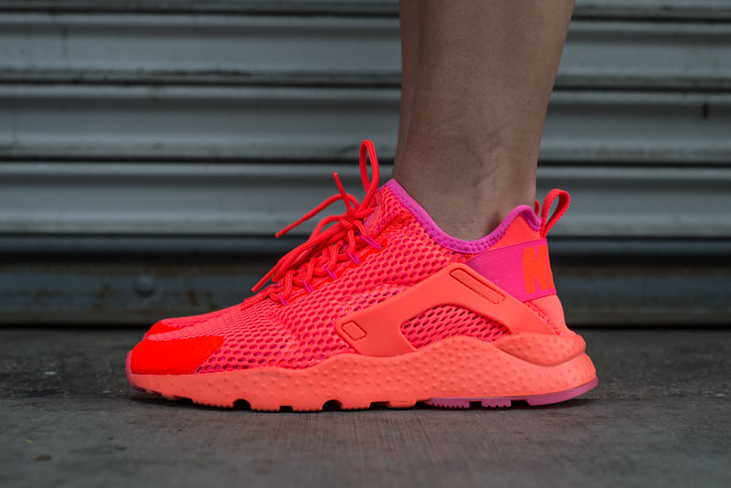 Nike Air Huarache Ultra "Total Crimson" On-Foot Look