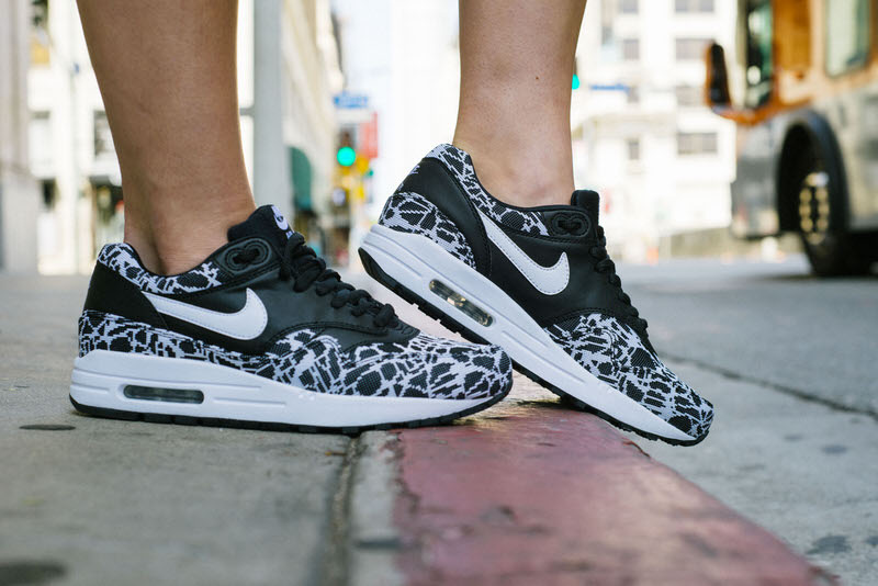 Nike Air Max 1 Jacquard Black/White On-Foot Look