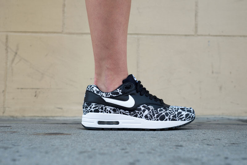 Nike Air Max 1 Jacquard Black/White On-Foot Look