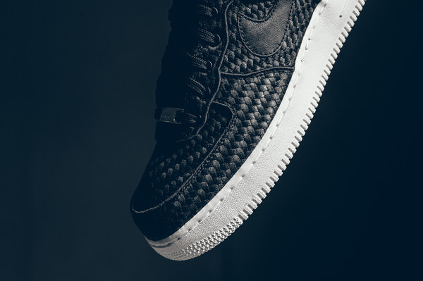Nike Air Force 1 High Woven Black Available Now Nice Kicks