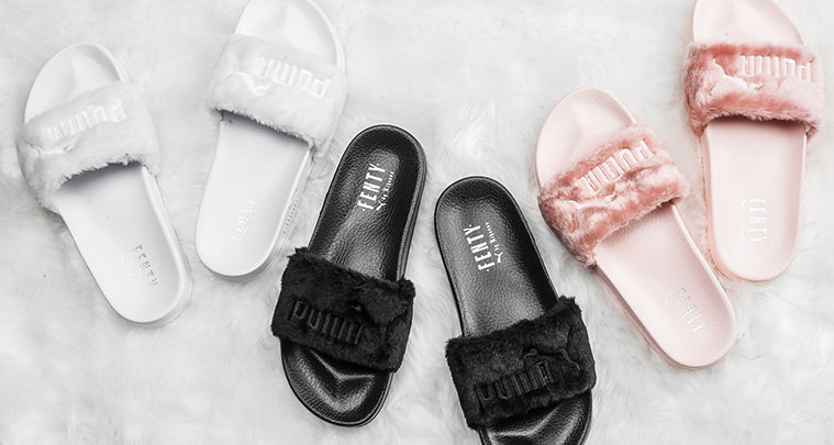 puma slides without fur