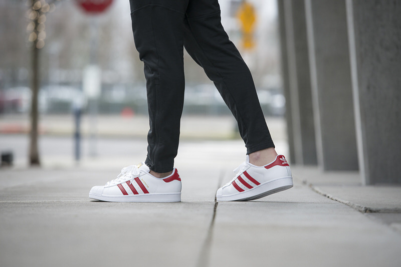 adidas Superstar 80s White Scarlett Available Now Nice Kicks