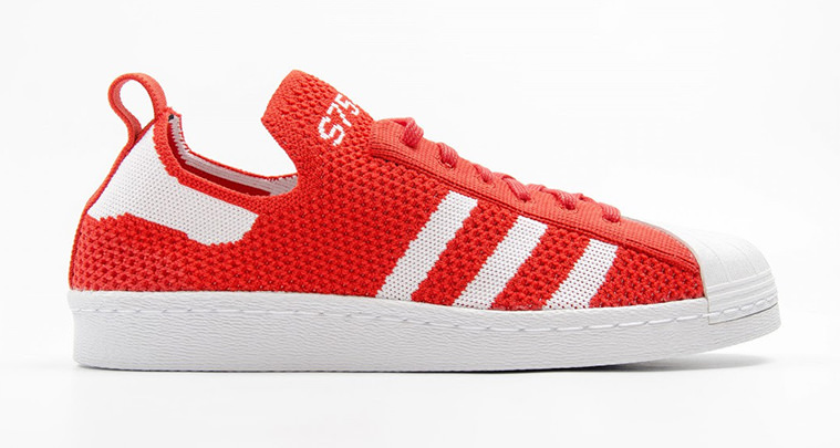 adidas Superstar 80s Primeknit Red White