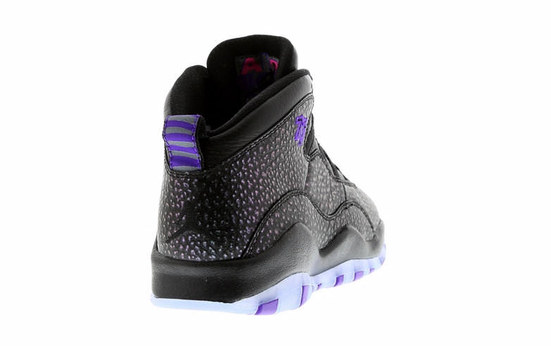 Air Jordan 10 Black Fierce Purple