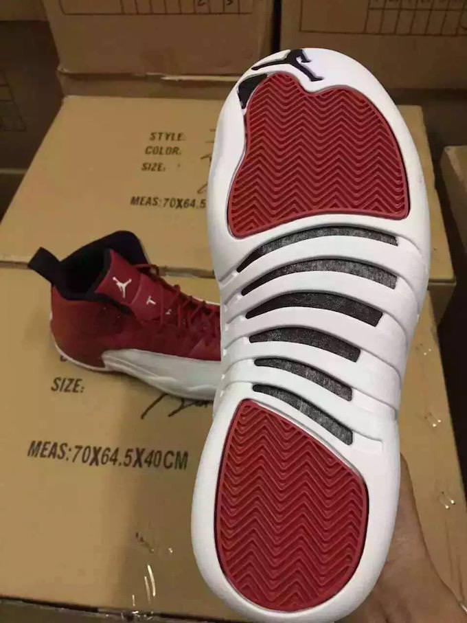 Gym red 12s deals red and white