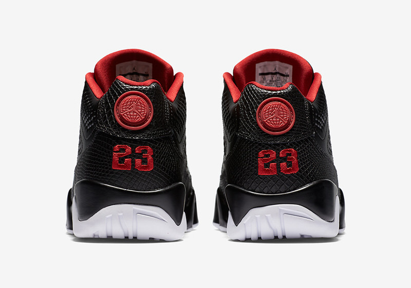 Air Jordan 9 Low Black University Red