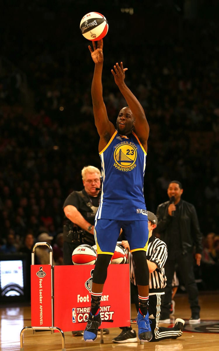 Draymond Green in his Nike Zoom HyperRev 2016 "Three Point Contest" PE