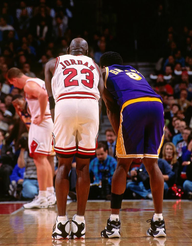 Official los angeles Lakers Kobe Bryant and chicago bulls michael