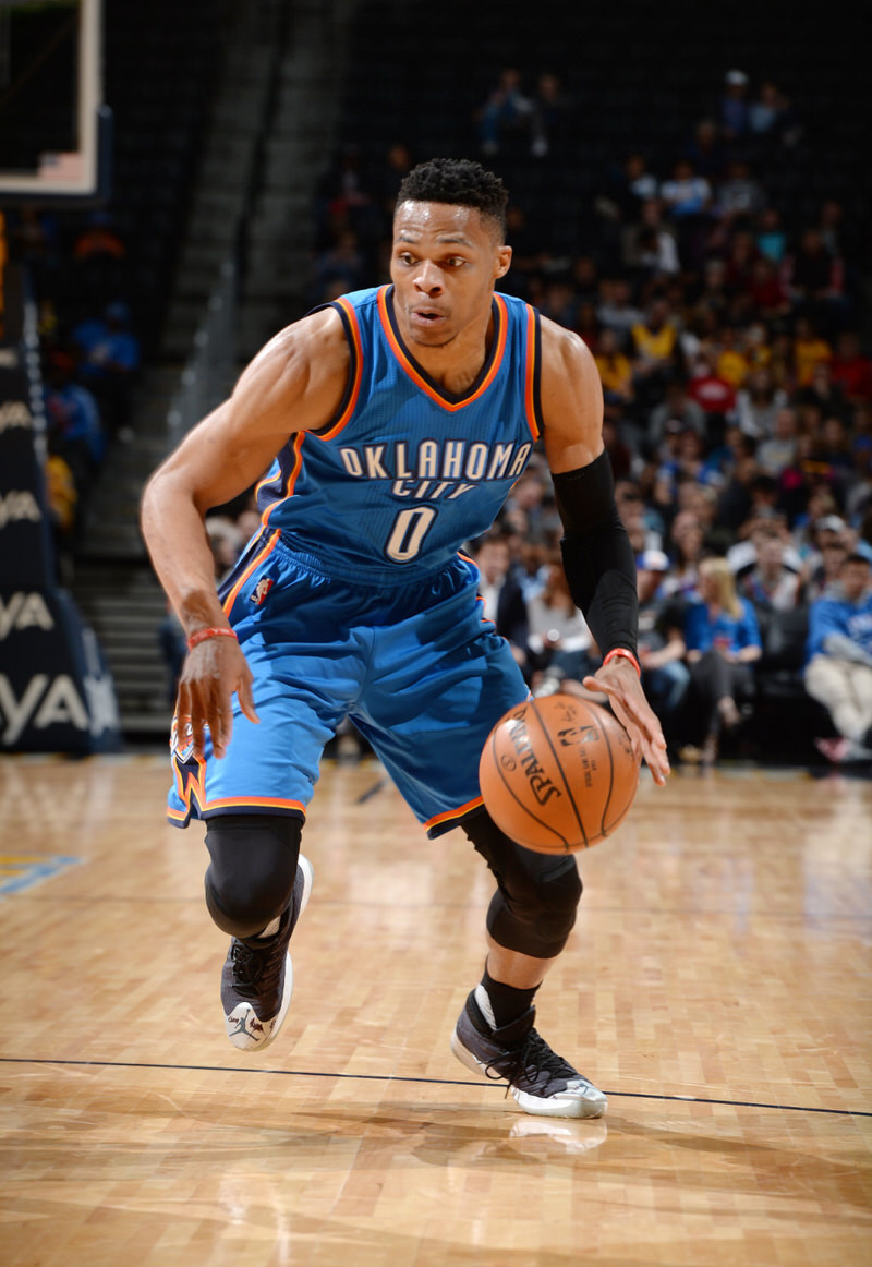 Russell Westbrook in an Air Jordan XXX PE