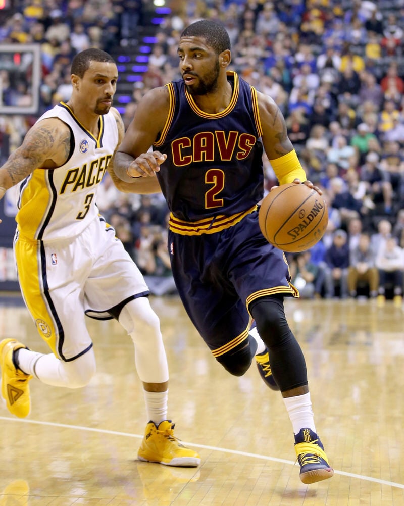 Kyrie Irving in a Nike Kyrie 2 PE