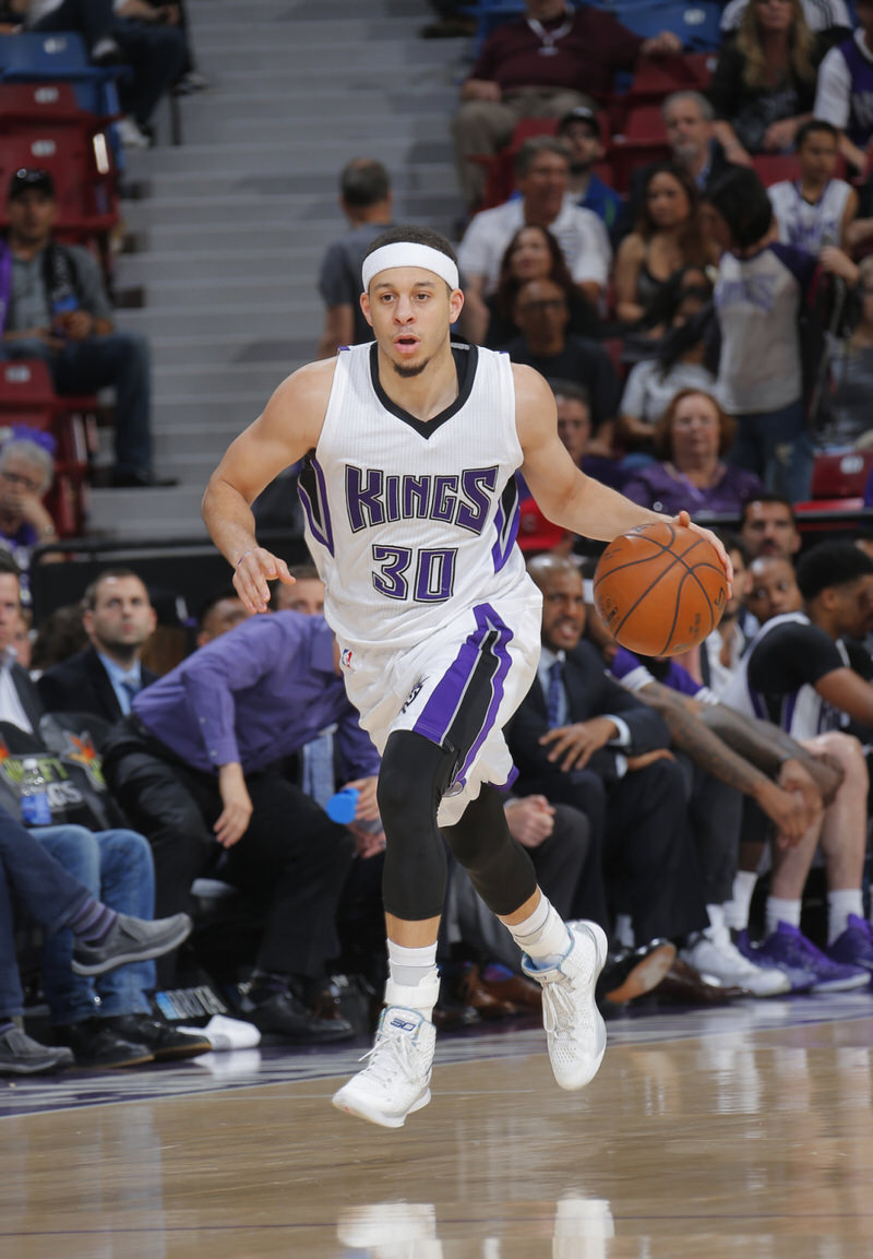 Seth Curry in the Under Armour Curry Two