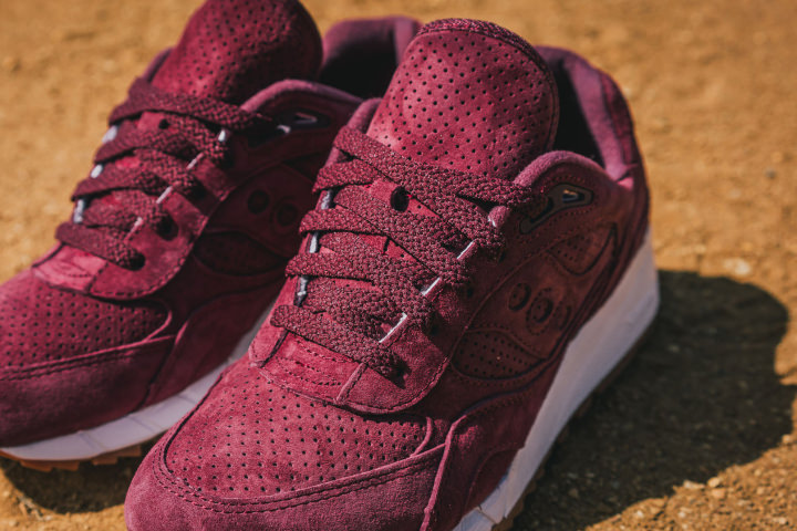 Saucony Shadow 6000 Burgundy Suede