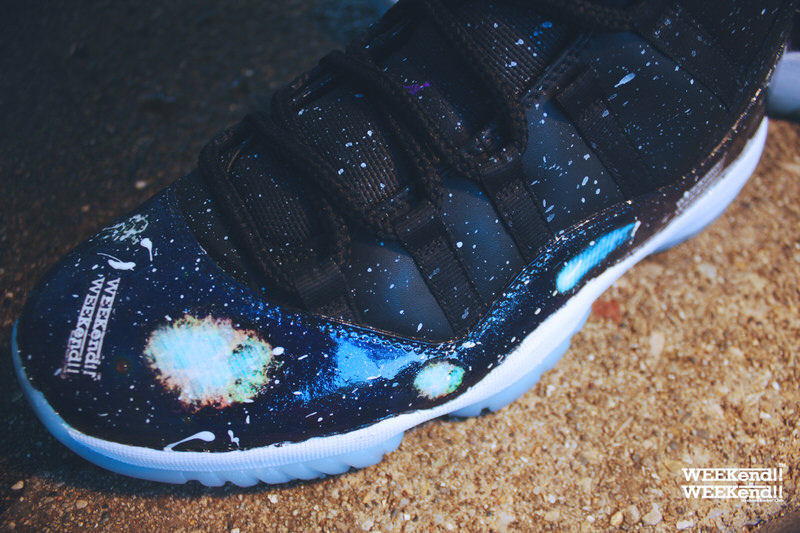 Air Jordan 10 & 11 "Cosmos" Customs by Rocket Boy Nift