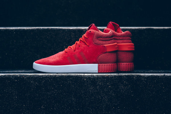 adidas Tubular Invader Red Vintage White