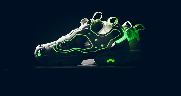 Empty Canvas x Reebok Insta Pump Fury Glow in the Dark