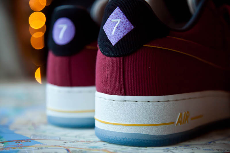 Bespoke Nike Air Force 1 "Redbird & Train" by Kal Seth