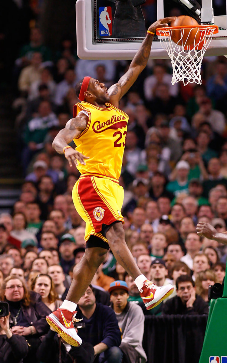 LeBron James in the Nike Zoom LeBron 6 (photo by Jim Rogash/Getty Images via Zimbio)