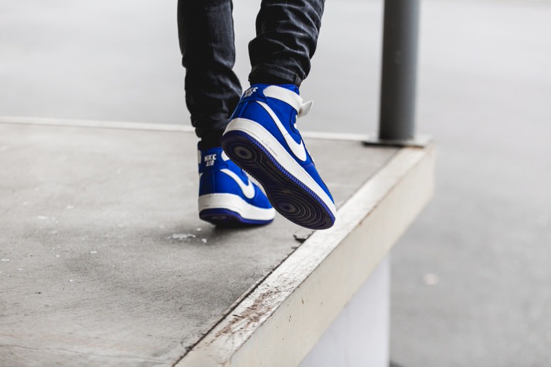 Nike Air Force 1 High Canvas Blue Concord