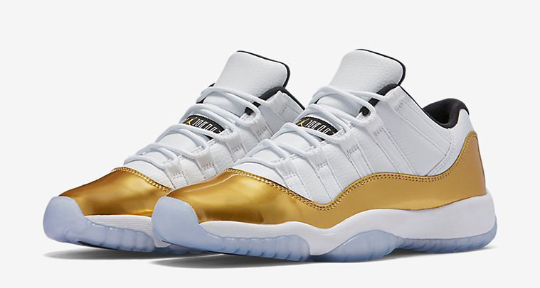 Air Jordan 11 Low Metallic Gold